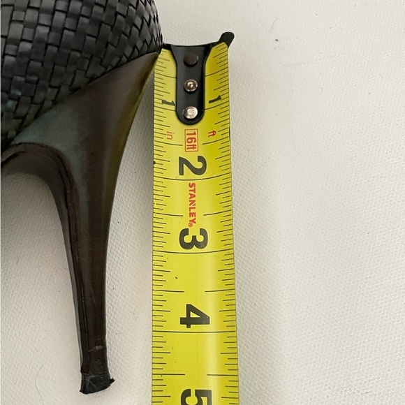 Giuseppe Zanotti Woven Leather Patent Toe Cap Stiletto booties 36 6 black - Picture 11 of 16